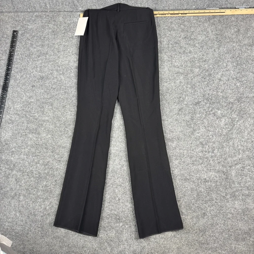 Louis Vuitton Pants Womens Size 34 Black Straight Leg Creased Front New Tag